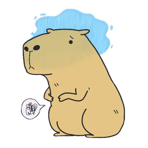 😣 Стикер «Capi» для Telegram