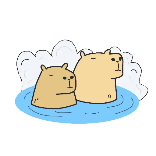 🧖‍♀️ Стикер «Capi» для Telegram