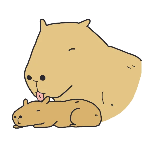 😋 Стикер «Capi» для Telegram