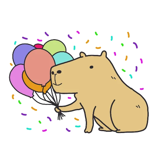 🥳 Стикер «Capi» для Telegram