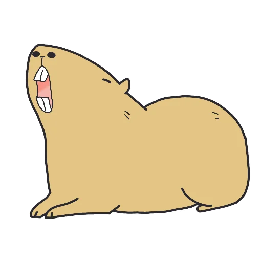 🥱 Стикер «Capi» для Telegram