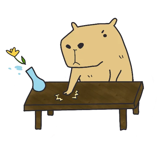 😠 Стикер «Capi» для Telegram