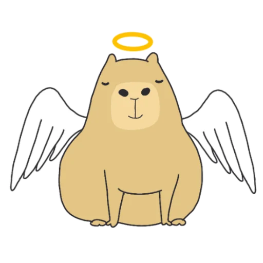 😇 Стикер «Capi» для Telegram