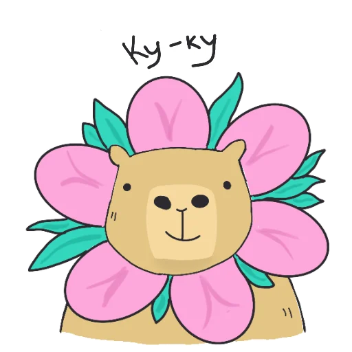 🌸 Стикер «Capi» для Telegram