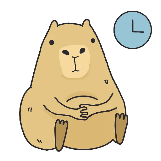 ⌛️ Стикер «Capi» для Telegram