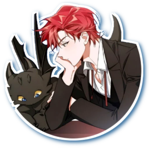 🤔 Стикер «Cale Henituse Trash of the Count&;s Family» для Telegram
