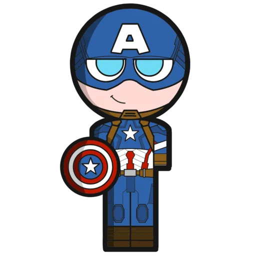 Стикерпак «CAPITAN AMERICA» для Telegram — обложка