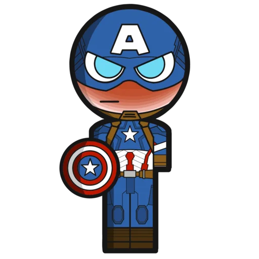 😡 Стикер «CAPITAN AMERICA» для Telegram