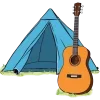 Стикер 6 Camping