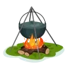 Стикер 15 Camping