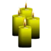 🕯 Эмодзи «candles aesthetic» для Telegram