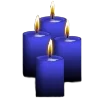 🕯 Эмодзи «candles aesthetic» для Telegram