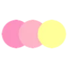 ⚪️ Эмодзи «Candy Barbie - розовые буквы и значки» для Telegram
