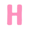 🎀 Эмодзи «Candy Barbie - розовые буквы и значки» для Telegram