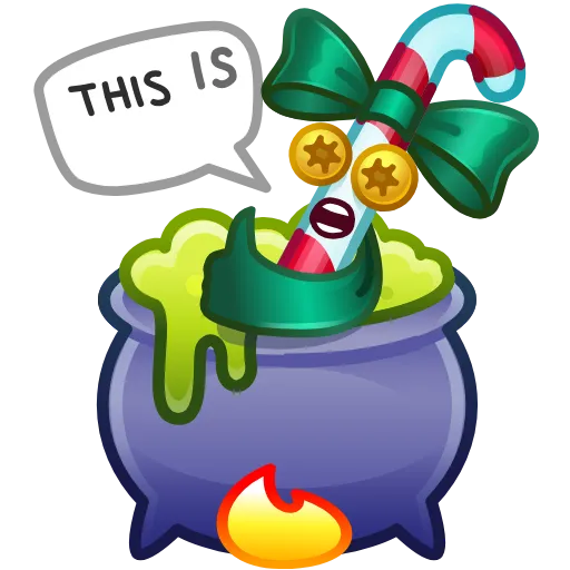 🍭 Эмодзи «Candy Cane» для Telegram