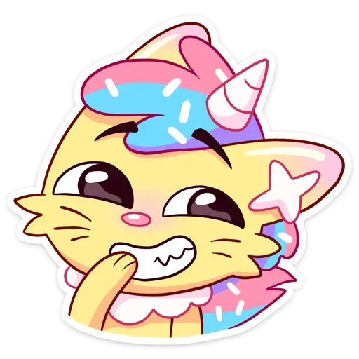 😅 Стикер «Кэнди Кэт» для Telegram