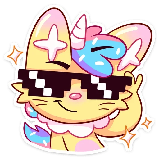 😎 Стикер «Кэнди Кэт» для Telegram