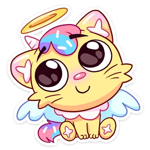 😇 Стикер «Кэнди Кэт» для Telegram