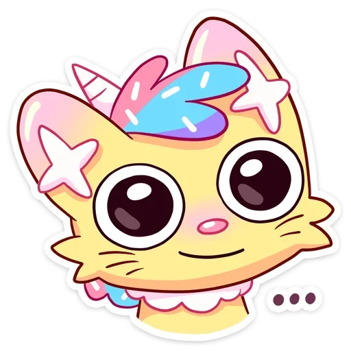 🤩 Стикер «Кэнди Кэт» для Telegram