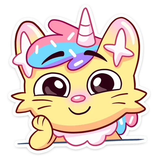 ☺️ Стикер «Кэнди Кэт» для Telegram