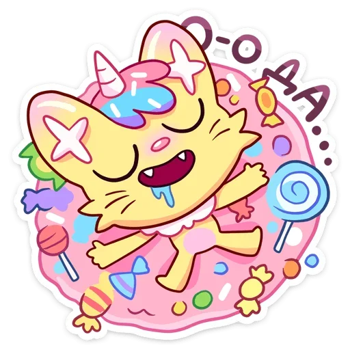 ☺️ Стикер «Кэнди Кэт» для Telegram