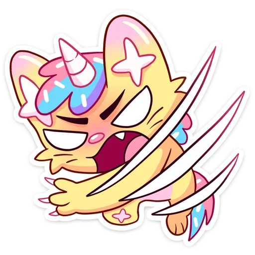 😈 Стикер «Кэнди Кэт» для Telegram