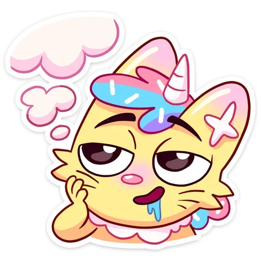 🤤 Стикер «Кэнди Кэт» для Telegram