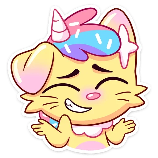 🤷‍♀️ Стикер «Кэнди Кэт» для Telegram