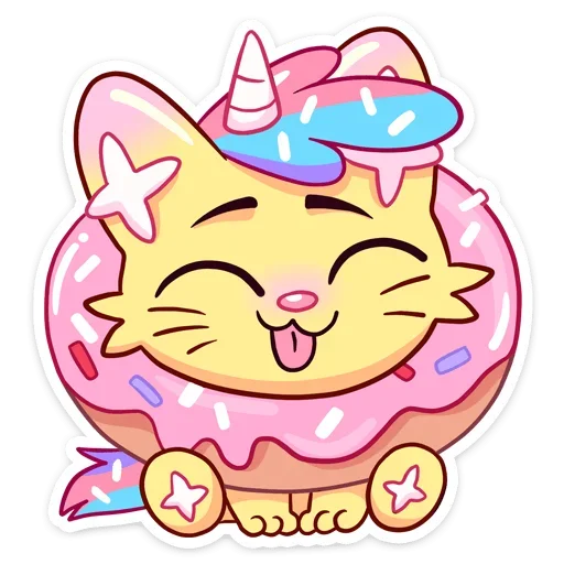 ☺️ Стикер «Кэнди Кэт» для Telegram