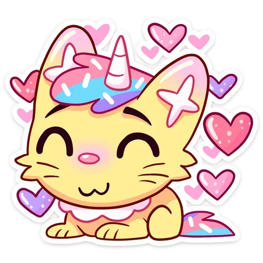 😍 Стикер «Кэнди Кэт» для Telegram