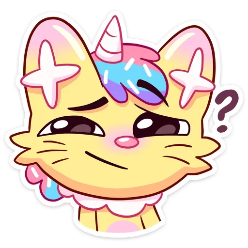 🤨 Стикер «Кэнди Кэт» для Telegram