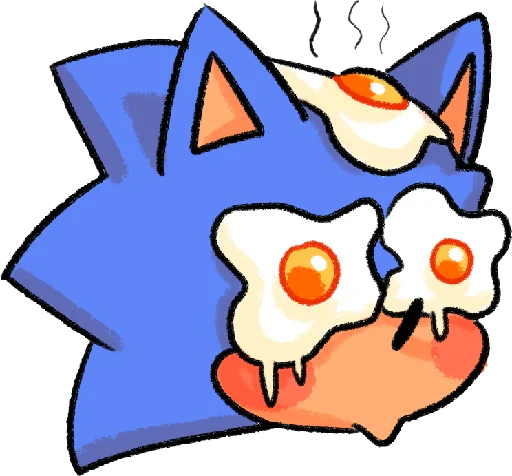 😦 Стикер «CandyCatStuffs&; Sonic Pack» для Telegram