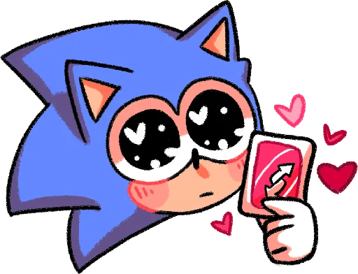 😍 Стикер «CandyCatStuffs&; Sonic Pack» для Telegram
