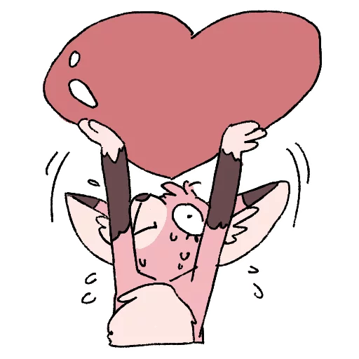 💖 Стикер «Candy Hearted» для Telegram