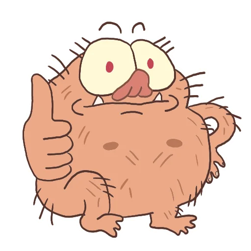 👍 Стикер «Конфетный монстр» для Telegram