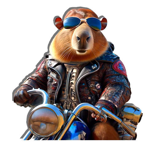 😎 Стикер «Капибара» для Telegram