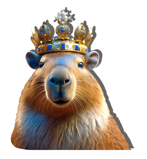 👑 Стикер «Капибара» для Telegram