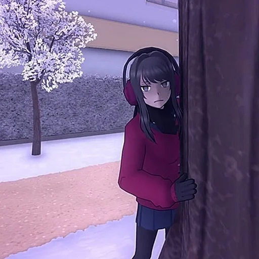 👿 Стикер «Ayano Aishi» для Telegram