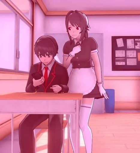 😍 Стикер «Ayano Aishi» для Telegram