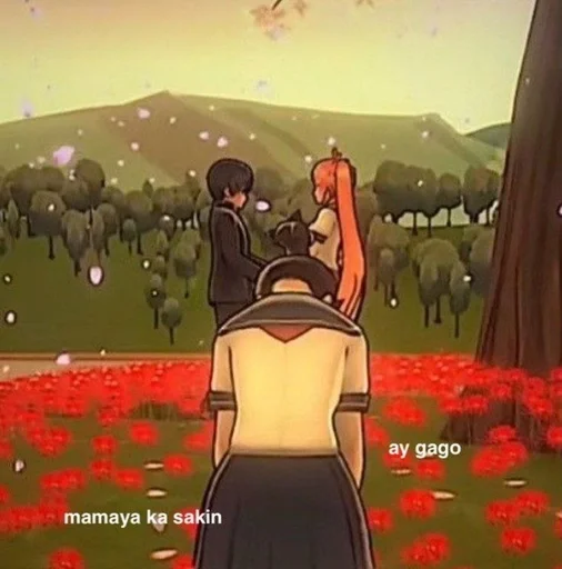 😭 Стикер «Ayano Aishi» для Telegram