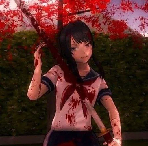 😈 Стикер «Ayano Aishi» для Telegram