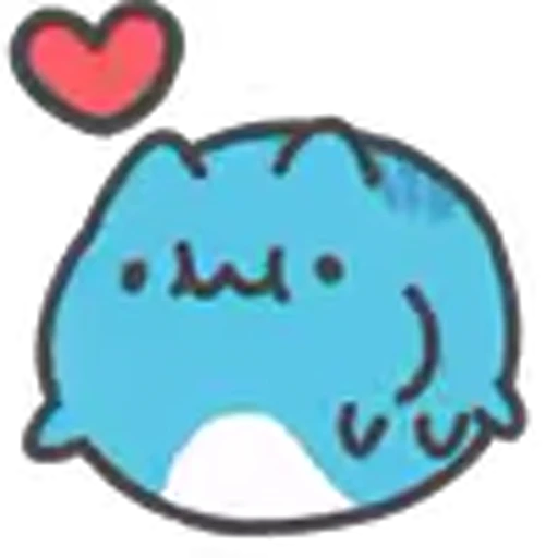 ❤️ Эмодзи «Bugcat capoo» для Telegram
