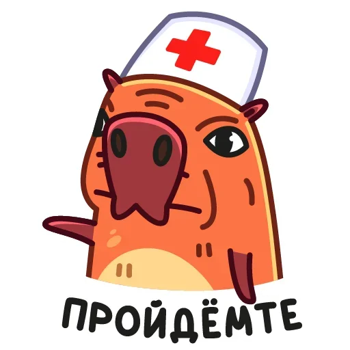 🧑‍⚕️ Стикер «Снежная Пиби» для Telegram
