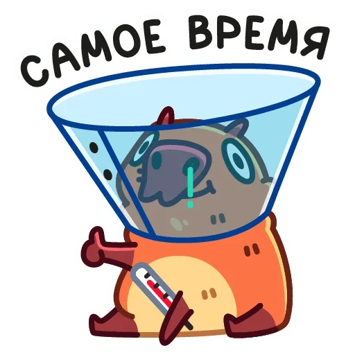 🤧 Стикер «Снежная Пиби» для Telegram