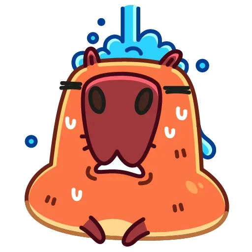 🛁 Стикер «Снежная Пиби» для Telegram