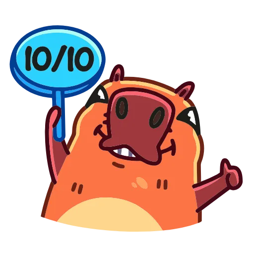 👍 Эмодзи «Нежная Пиби» для Telegram