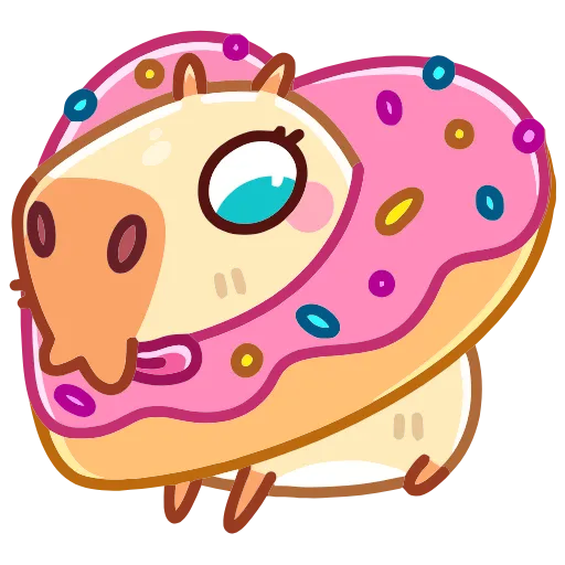 🍩 Эмодзи «Нежная Пиби» для Telegram