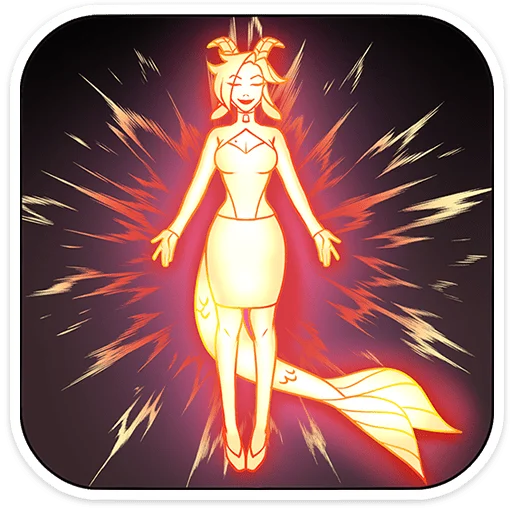✨ Стикер «Каприса - мифическая леди» для Telegram