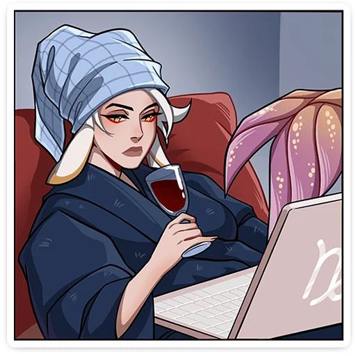 ✨ Стикер «Каприса - мифическая леди» для Telegram