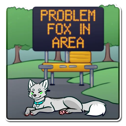 🦊 Стикер «CaptainFolf» для Telegram